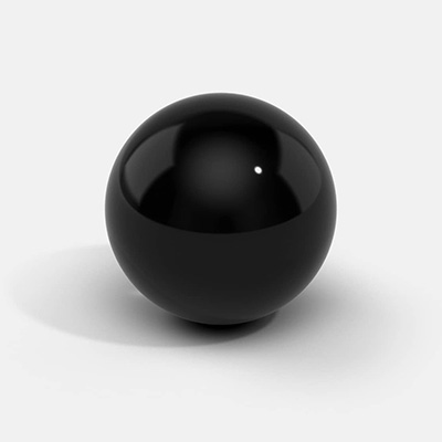 Кульки з чорного скла
