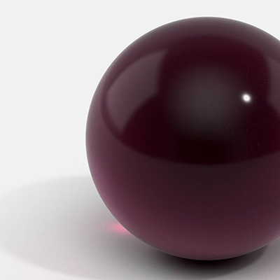Ceramic ruby balls. Ruby balls